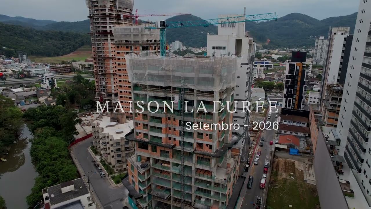 Vídeo: andamento da obra do Edifício Maison Ladurée