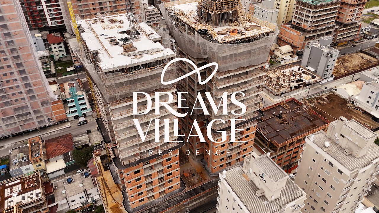 Vídeo: andamento da obra do Dreams Village Residence