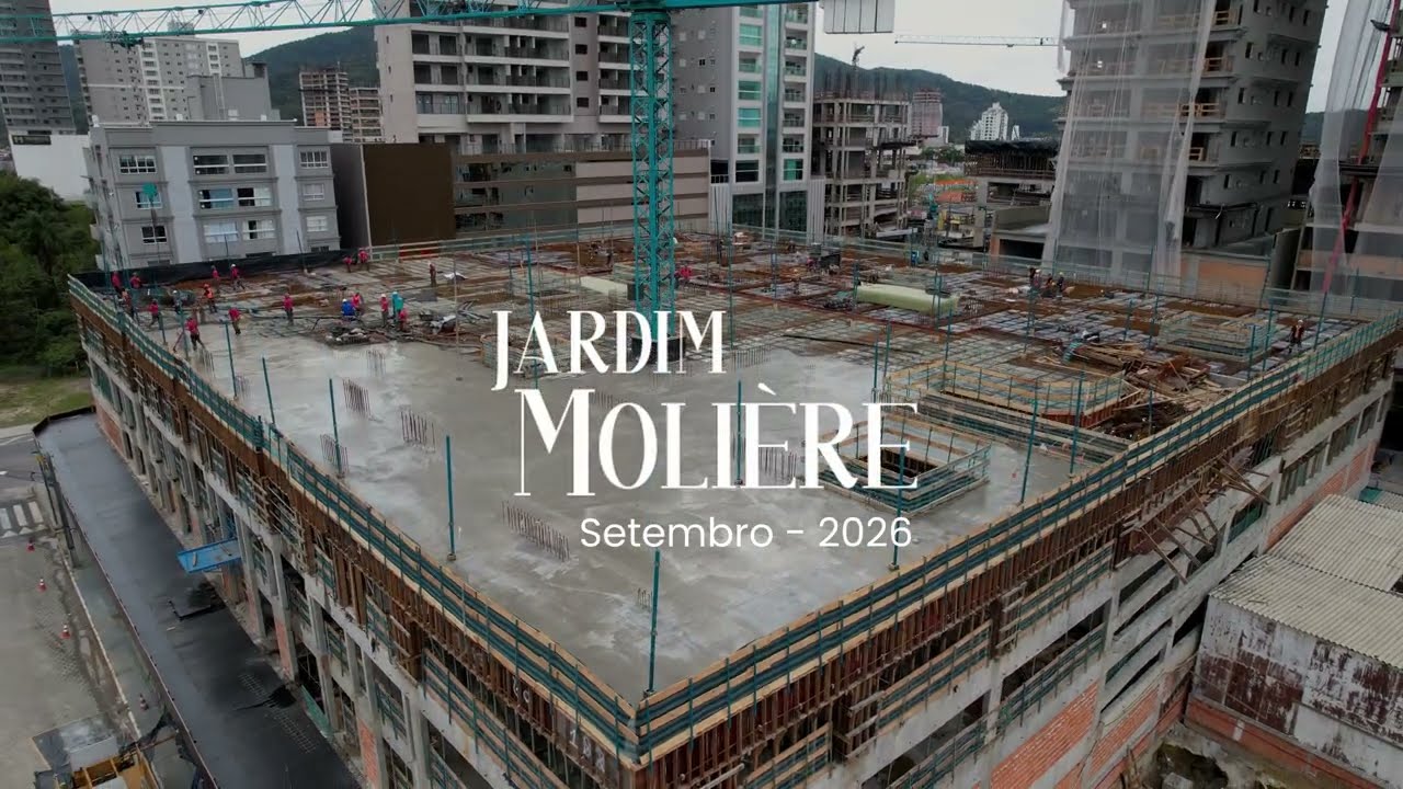 Vídeo: andamento da obra do Edifício Jardim Molière