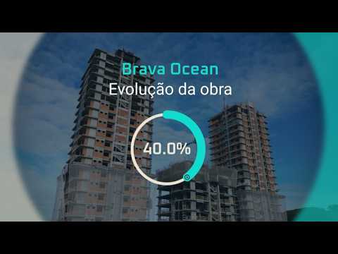 Vídeo: andamento da obra do Edifício Brava Ocean Home Club