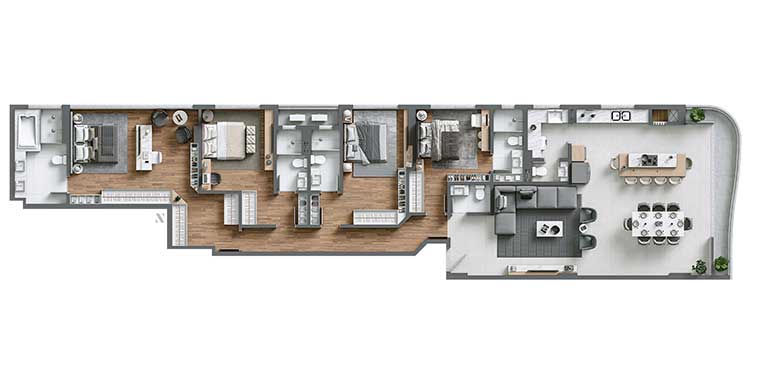Panorama 28 do empreendimento