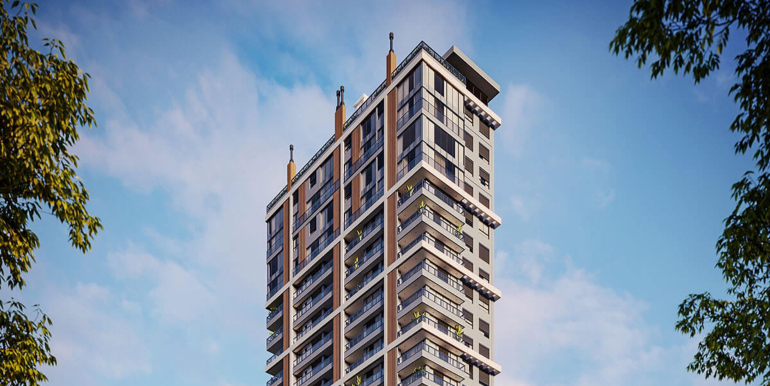Fachada do Edifício Pantai Brava House na Praia Brava, Itajaí, SC