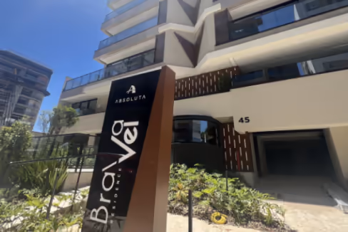 Fachada do Edifício Brava Vel - Praia Brava, Itajaí