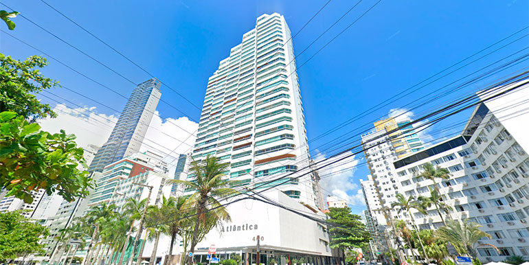 Fachada do Edifício Torre Atlântica - Frente Mar, Balneário Camboriú