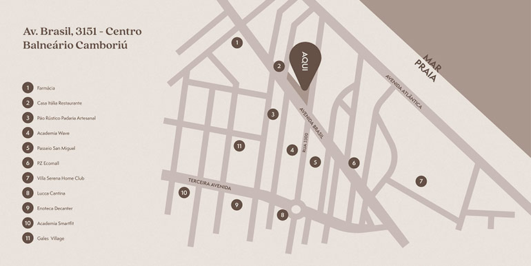 Paisagem 6 do Edifício Alaia localizado em Balneário Camboriú