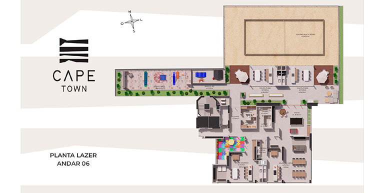 Paisagem 6 do Edifício Cape Town localizado em Balneário Camboriú
