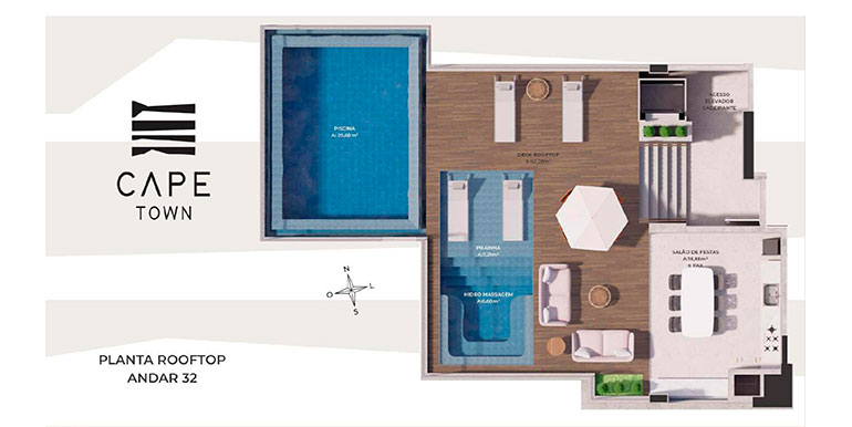 Ilustração 7 do Edifício Cape Town - Balneário Camboriú