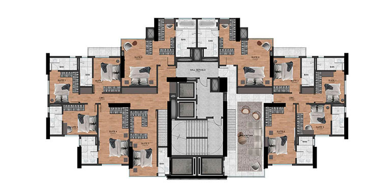 Quadro 13 do empreendimento