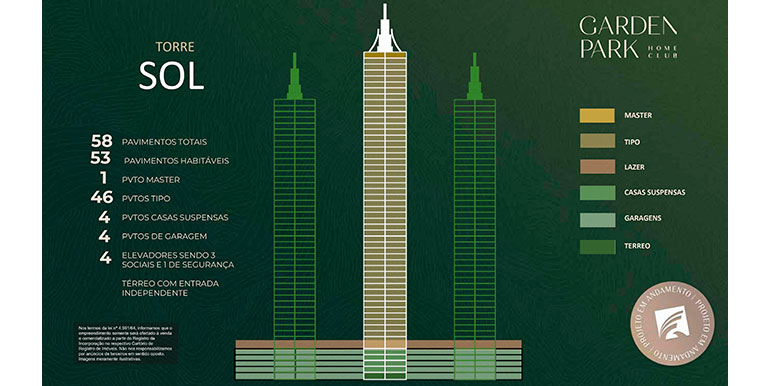 Gravura 11 do Edifício Garden Park Home Club - Balneário Camboriú