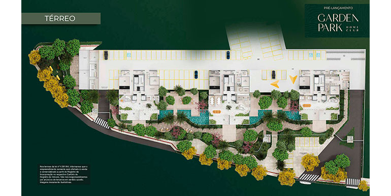 Vistalização 14 do Edifício Garden Park Home Club em Balneário Camboriú