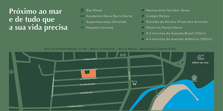 Paisagem 6 do Edifício Hauss localizado em Balneário Camboriú