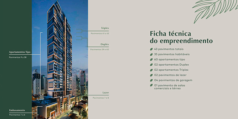 Cenário 9 do Edifício Hauss localizado em Balneário Camboriú