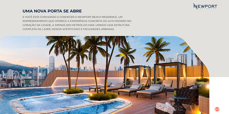 Paisagem 6 do Edifício Newport localizado em Balneário Camboriú