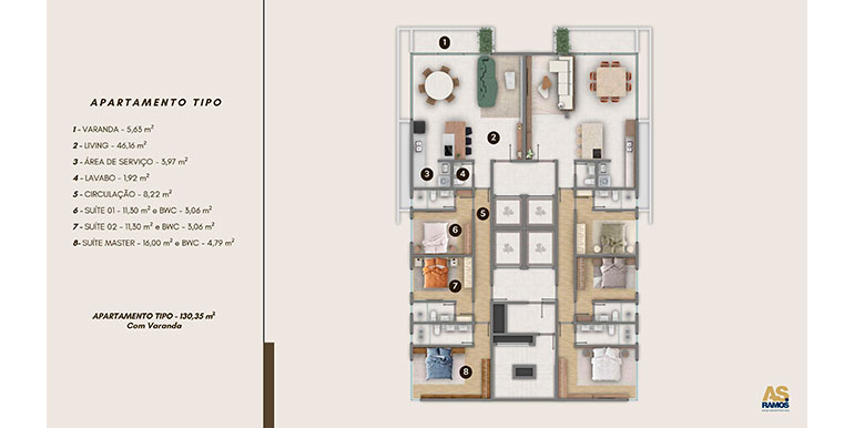 Quadro 13 do empreendimento