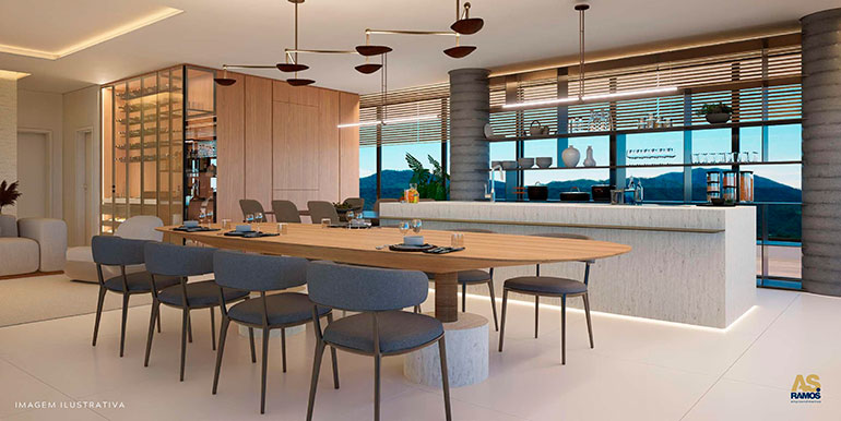 Panorama 8 do Ed. Palazzo Giardino situado em BC