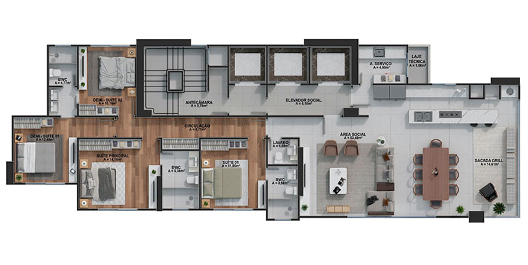 Moldura 16 do empreendimento