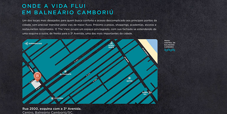 Paisagem 6 do Edifício The View localizado em Balneário Camboriú