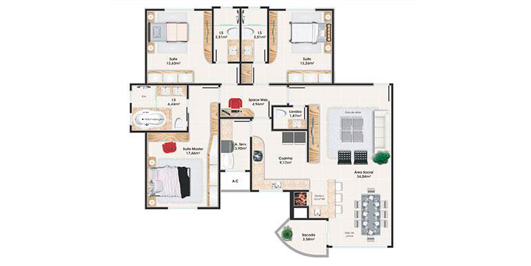 Moldura 16 do empreendimento