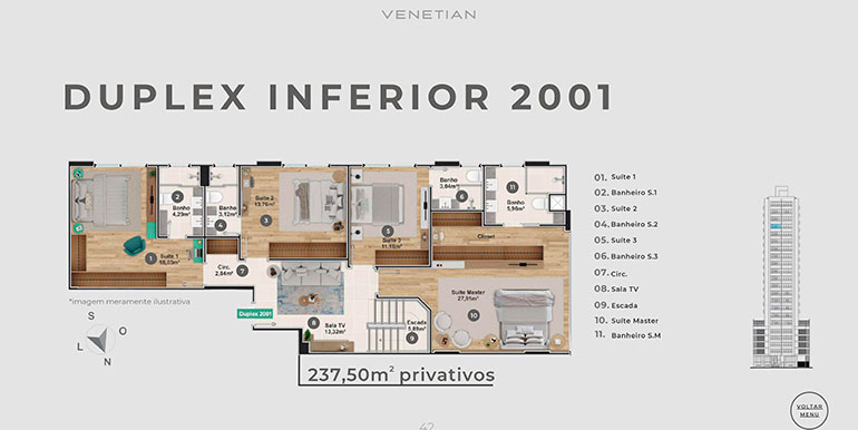 Moldura 16 do empreendimento
