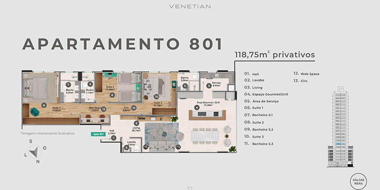 Vistalização 14 do imóvel