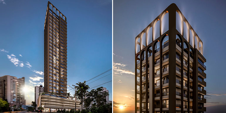 Vista 4 do Ed. Meraki situado na Praia Brava, Itajaí