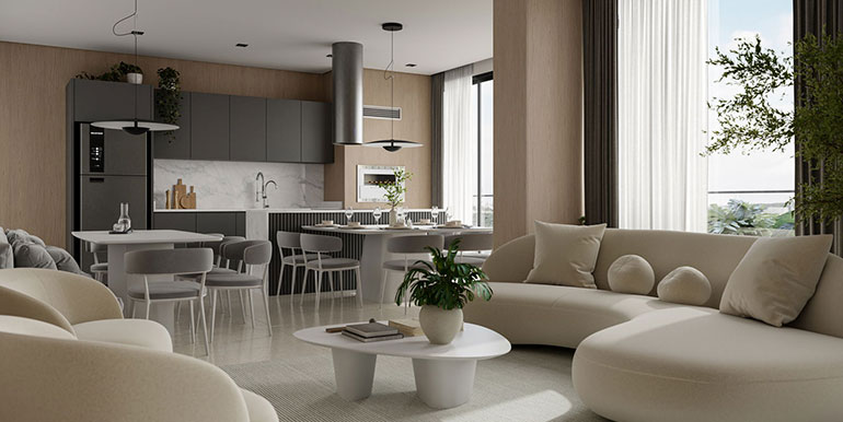 Panorama 8 do Ed. Positano situado na Praia Brava, Itajaí