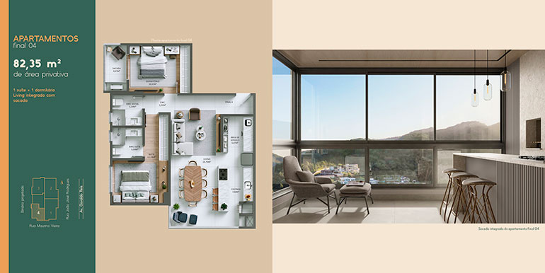 Painel 19 do empreendimento