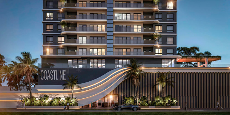 Figura 5 do Coastline na Praia Brava, Itajaí