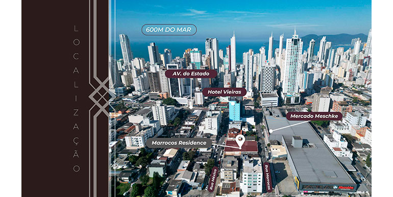 Retrato 3 do Edifício Marrocos localizado em Balneário Camboriú