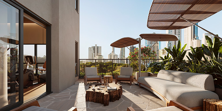 Silhueta 18 do Edifício Toscano Residenze localizado em Balneário Camboriú