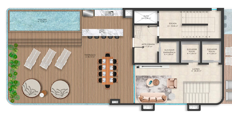 Moldura 16 do empreendimento