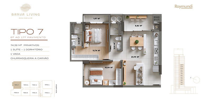 Projeção 35 do imóvel