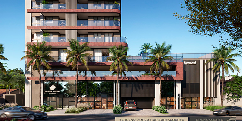 Vista 4 do Ed. Brava Living situado na Praia Brava, Itajaí