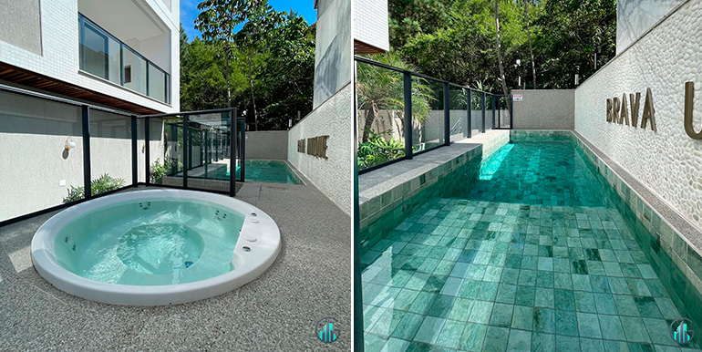 Vista 4 do Ed. Brava Unique situado na Praia Brava, Itajaí