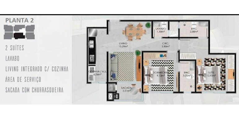 Projeção 15 da propriedade