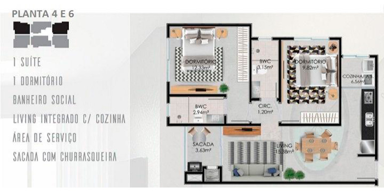 Moldura 16 do empreendimento