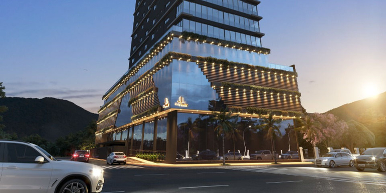 Vista 4 do Ed. Shangai Tower situado na Meia Praia, Itapema