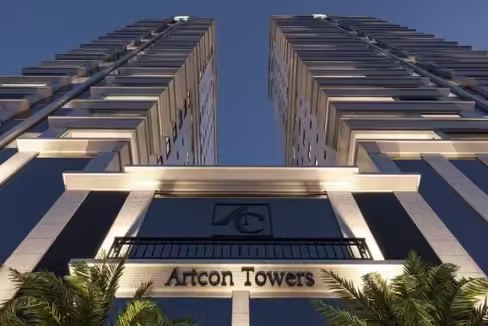 Fachada do Artcon Towers - Balneário Perequê, Porto Belo