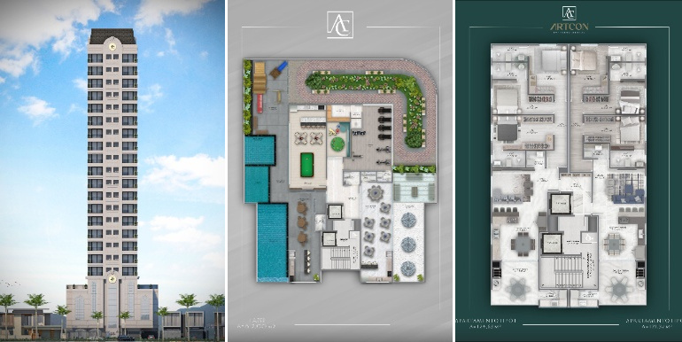 Retrato 3 do Edifício Belle Èpoque localizado em Balneário Perequê, Porto Belo