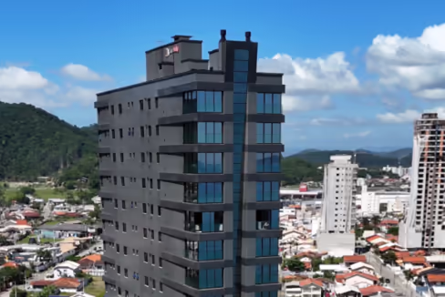 Fachada do Edifício Bilbao - Balneário Perequê, Porto Belo