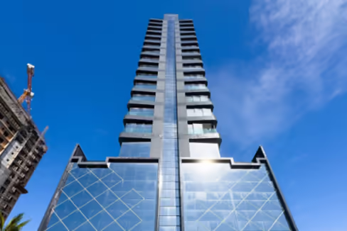 Fachada do Edifício Bilbao - Balneário Perequê, Porto Belo