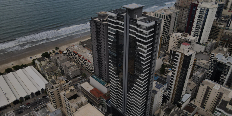 Fachada do Edifício Diamond Tower em Itapema, SC