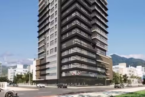 Fachada do Edifício Freeport - Balneário Perequê, Porto Belo