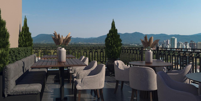 Panorama 8 do Ed. Heritage situado em Balneário Perequê, Porto Belo