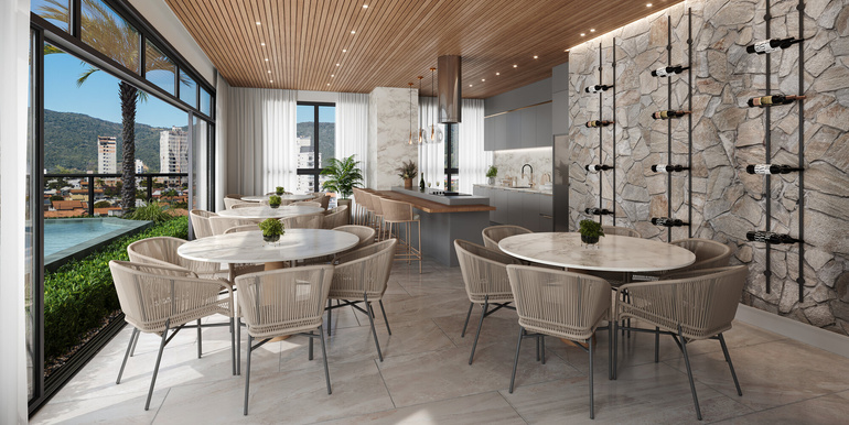 Panorama 8 do Ed. Kensington Palace situado em Balneário Perequê, Porto Belo