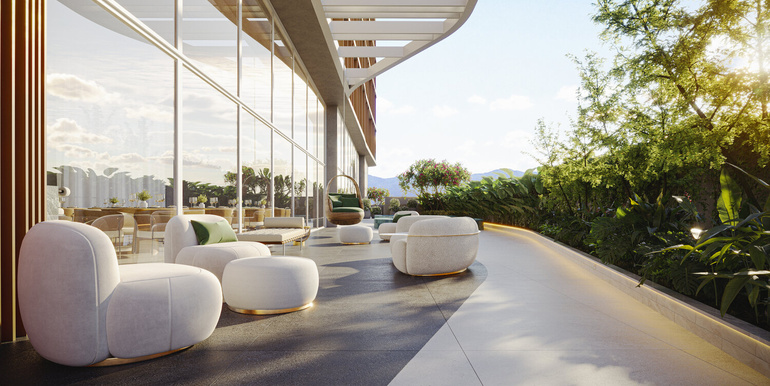 Panorama 8 do Ed. Landscape situado em Balneário Perequê, Porto Belo