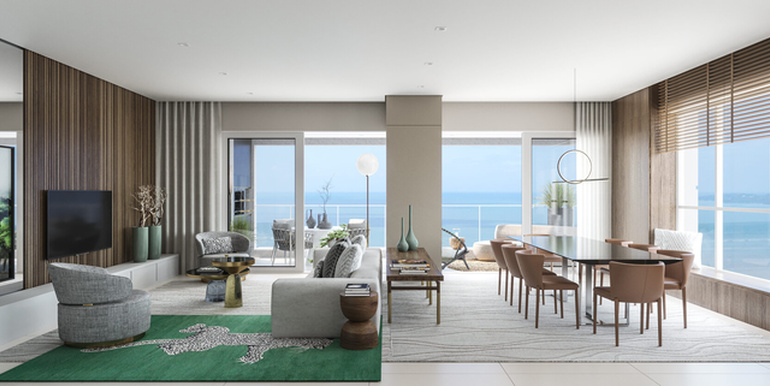 Vistalização 14 do Edifício L’Atelier na Meia Praia, Itapema