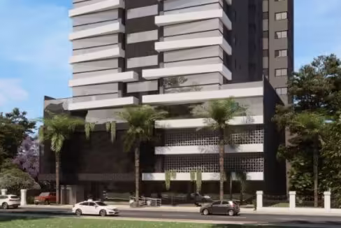 Fachada do Edifício Libreville - Balneário Perequê, Porto Belo