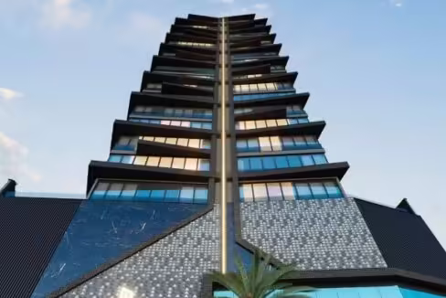 Fachada do Edifício Rotterdam Park - Balneário Perequê, Porto Belo