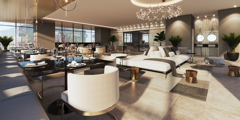 Panorama 8 do Ed. Shangai Tower situado na Meia Praia, Itapema